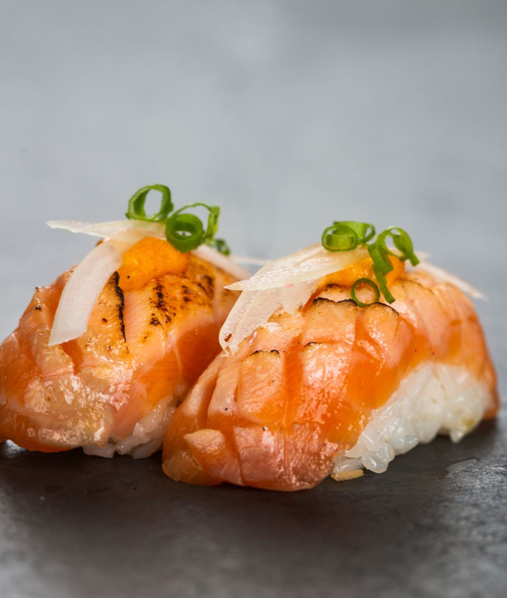 A9 Torch Salmon Nigiri - BentoMe