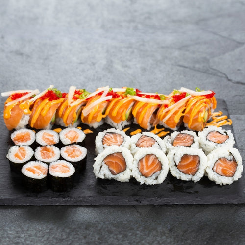 C4 Salmon Roll Combo