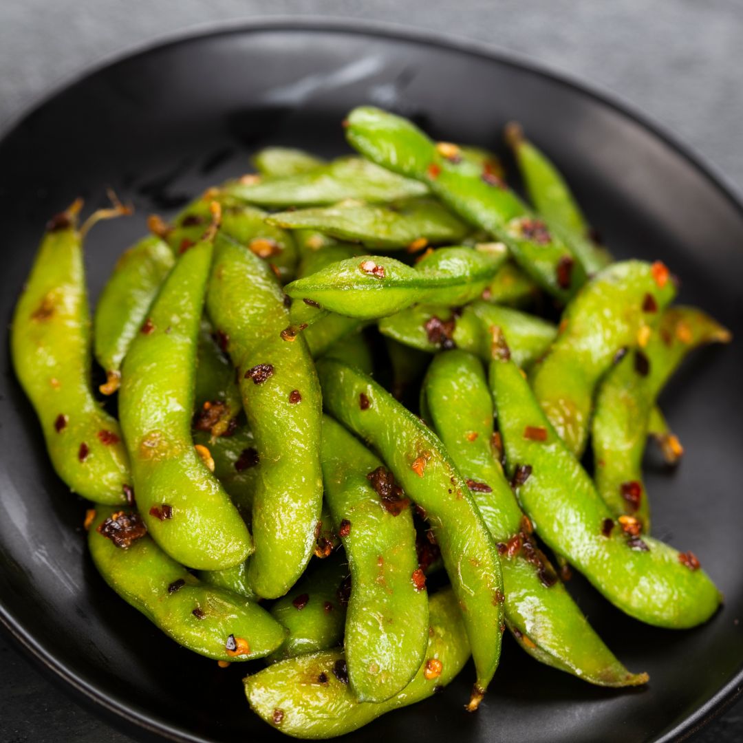 Garlic Edamame - BentoMe